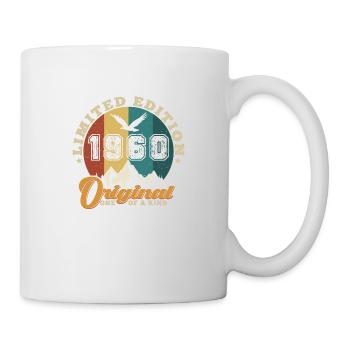 Original 1960er Jahre Vintage - 1960er Jahre Geburtstagsgeschenk - Tasse - Weiß - Rechts