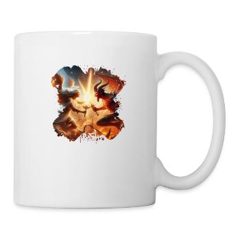 Force angélique vs démoniaque - Mug blanc - blanc - Droite