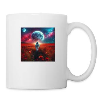 Walking astronaut - Tasse - Weiß - Rechts