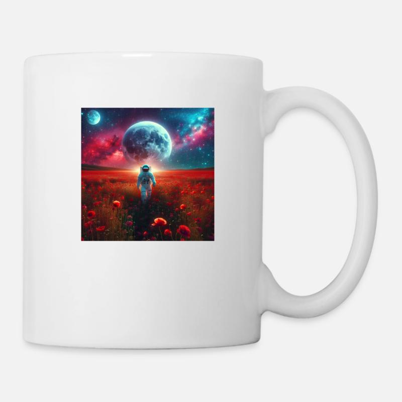 Walking astronaut - Tasse - Weiß