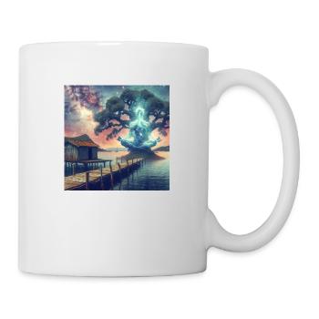 Meditating spirit - Tasse - Weiß - Rechts
