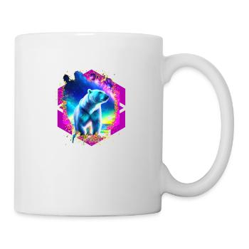 Ours stellaire abstrait - Mug blanc - blanc - Droite