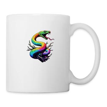 Colorful Snake Illustration - Mug - white - Right