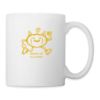 Halloween Running - Mug - white - Right