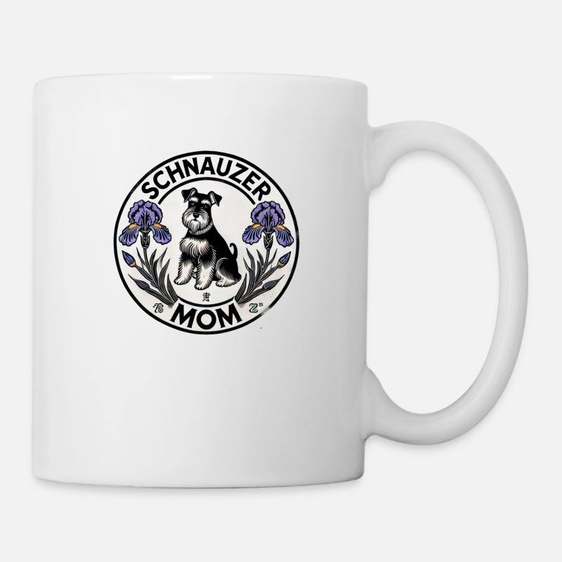 Schnauzer Mama - Tasse - Weiß
