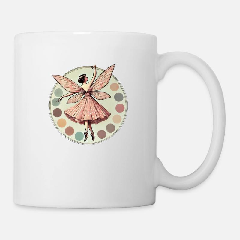 Feen-Ballerina - Tasse - Weiß