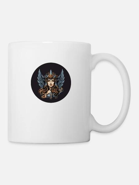 Kriegerin - Tasse - Weiß