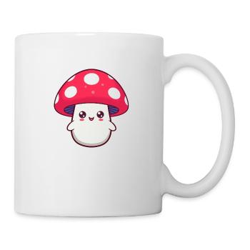 Champignon Sweet Laugh - Mug blanc - blanc - Droite