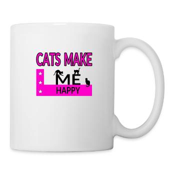 Félin - Mug blanc - blanc - Droite