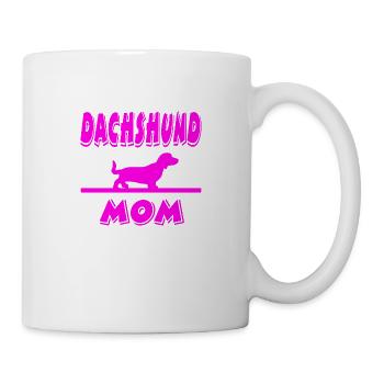 Dackel - Tasse - Weiß - Rechts