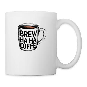 Brew Ha Ha Coffee Witch Halloween - Tasse - Weiß - Rechts