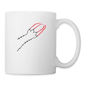 Cats, Claws, Paws, Paws, Claws, Scratches, Stripes - Mug - white - Right