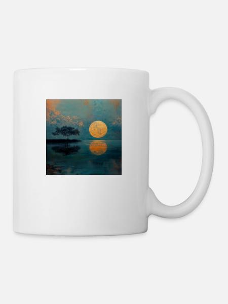 Sonnenuntergang - Tasse - Weiß