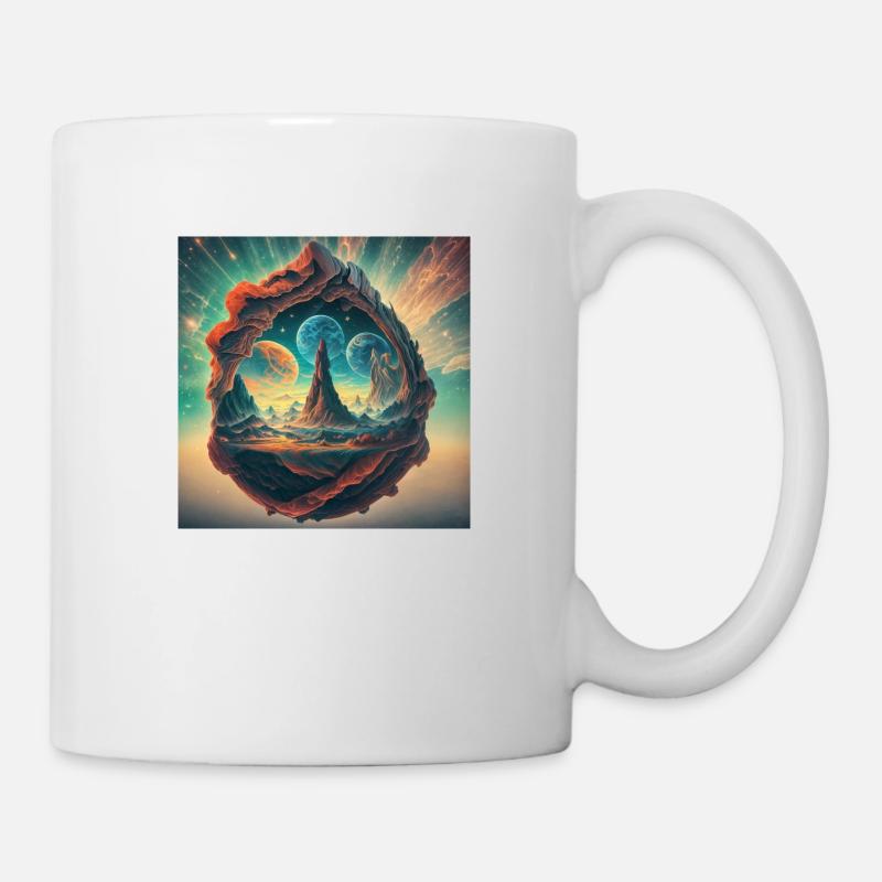 Portail magique - Mug blanc - blanc