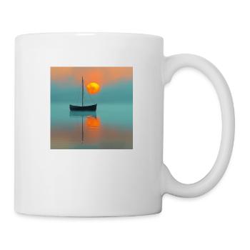 Sonnenaufgang - Tasse - Weiß - Rechts