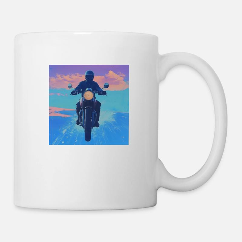 Moto - Mug blanc - blanc