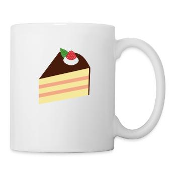 Gâteau - Mug blanc - blanc - Droite