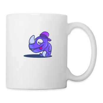 RhinoooBlue - Mug - white - Right