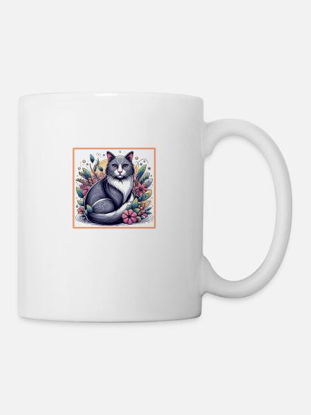 Domestic Cat Gifts - Mug - white