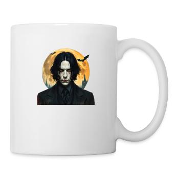 Halloween-Nacht: Vampire Rising - Tasse - Weiß - Rechts