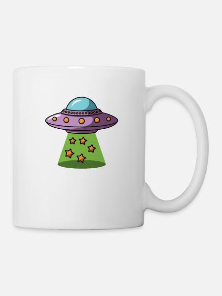 Ufo - Tasse - Weiß