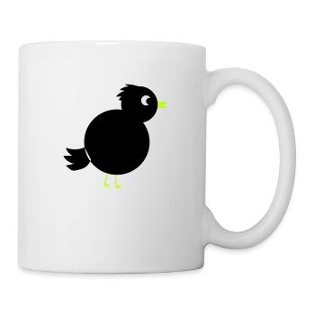 Oiseau Vogel - Mug blanc - blanc - Droite