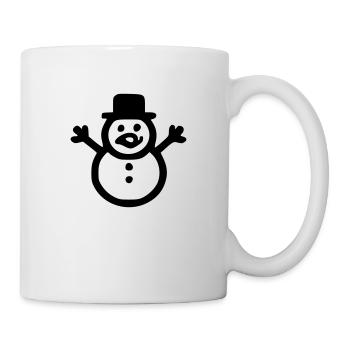 Bonhomme de Neige - Mug blanc - blanc - Droite
