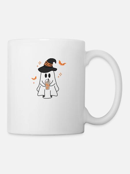 Latte à la citrouille Ghost - Mug blanc - blanc