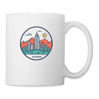 Atlanta Georgia Geschenk Geschenkidee - Tasse - Weiß - Rechts