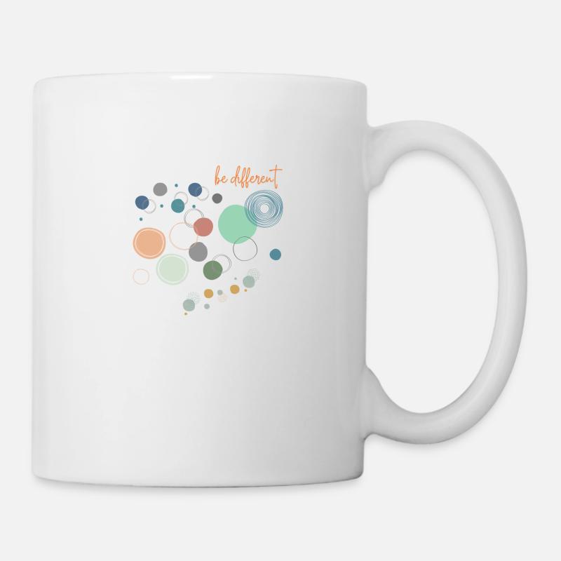 Be different - Tasse - Weiß