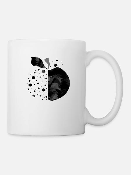 Apfel - Tasse - Weiß