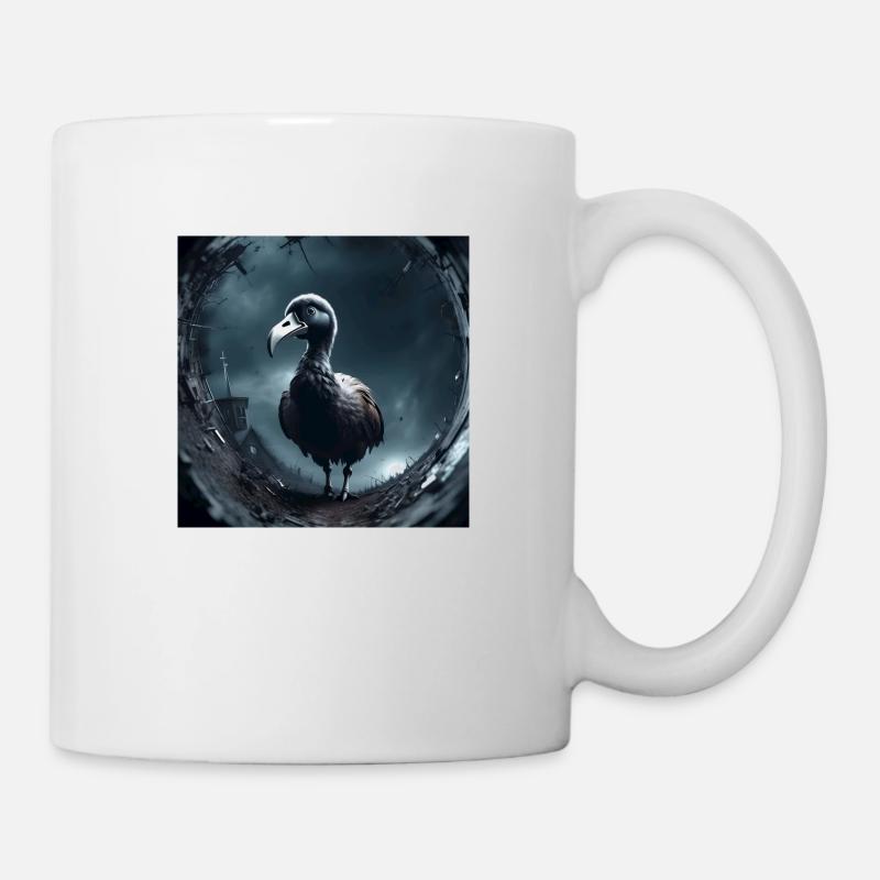 Surreal Dodo in Mystical Fog - Mug - white