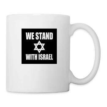 We stand with israel - Mug - white - Right
