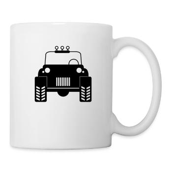 Off-road car - Mug - white - Right