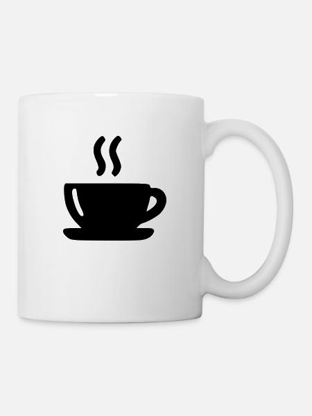 Kaffeebecher - Tasse - Weiß