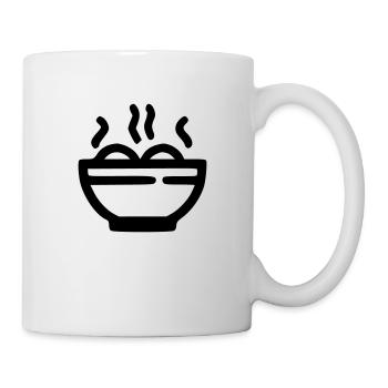 Ramen-Suppe - Tasse - Weiß - Rechts