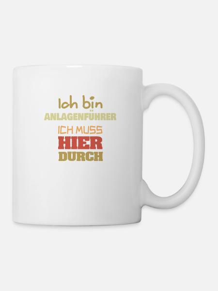 Beruf Anlagenführer - Tasse - Weiß
