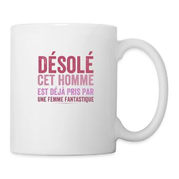 Sorry, dieser Mann ist schon vergeben - Tasse - Weiß - Rechts