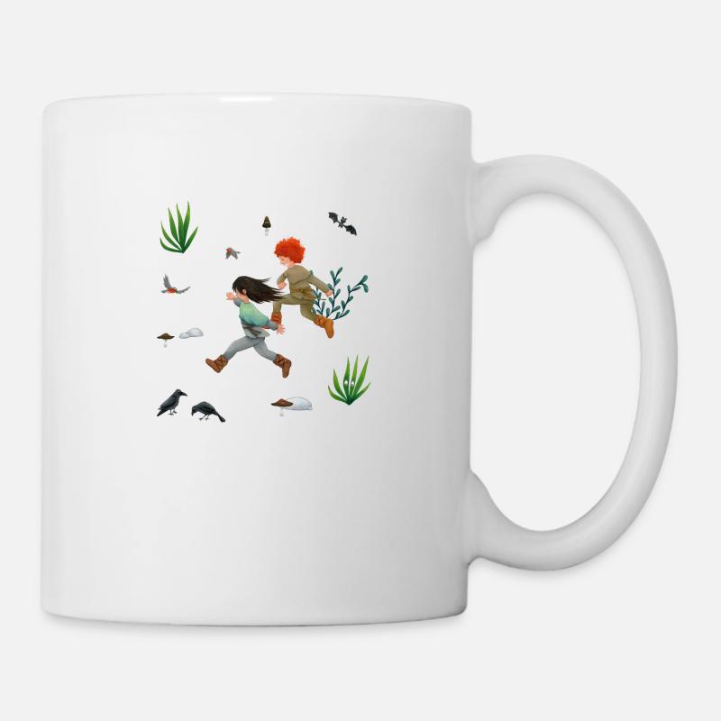 Die kleine Räubertochter - Tasse - Weiß