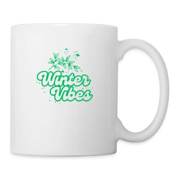 Winter vibes - Tasse - Weiß - Rechts