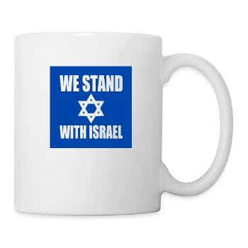 We stand with israel - Mug - white - Right