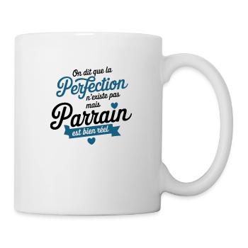 Der Pate ist echte Perfektion - Tasse - Weiß - Rechts