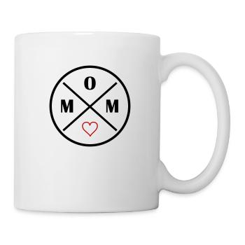 mom heart - Mug - white - Right