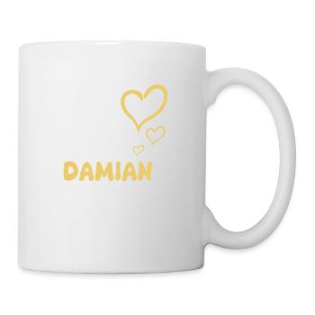 Vorname Damian - Tasse - Weiß - Rechts