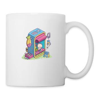 Cat in the fish shop - Mug - white - Right