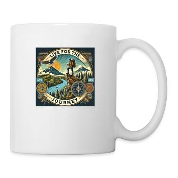 Live for the Journey - Mug - white - Right