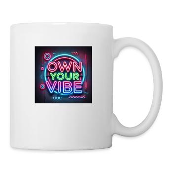 Own your vibe - Mug - white - Right