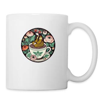 Tea Time Girl - Mug - white - Right