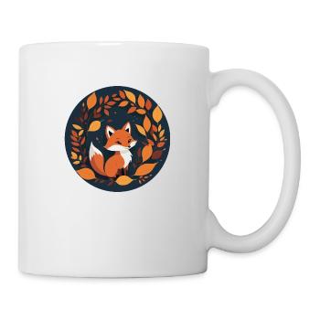 Fox in Autumn #7 - Mug - white - Right