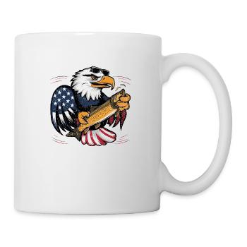 Fliegenfischen in den USA - Tasse - Weiß - Rechts